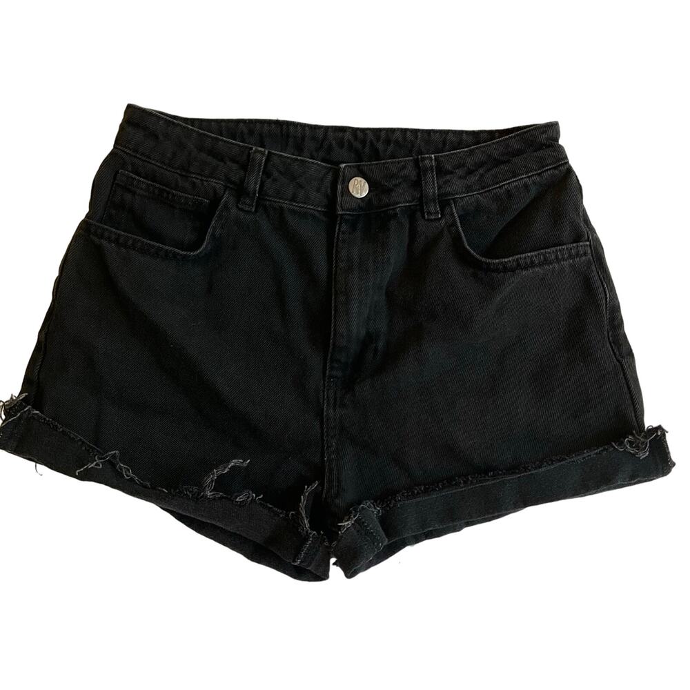 Reclaimed Vintage Women Summer Jean Shorts, size 28, Black